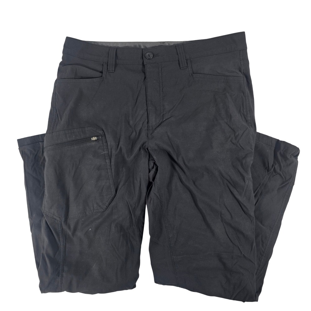 Eddie Bauer First Ascent Guide Pro Fleece Lined Pants Mens 34x30 Black Hiking